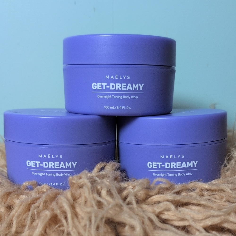 MAËLYS GET-DREAMY Overnight Toning Body Whip Cream Full Size 3.4 FL.Oz.